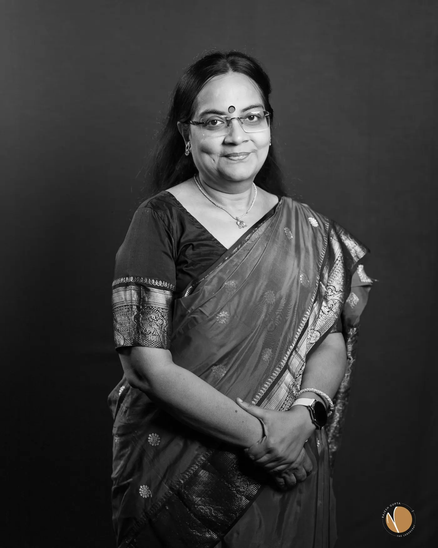Health worker with stethoscope